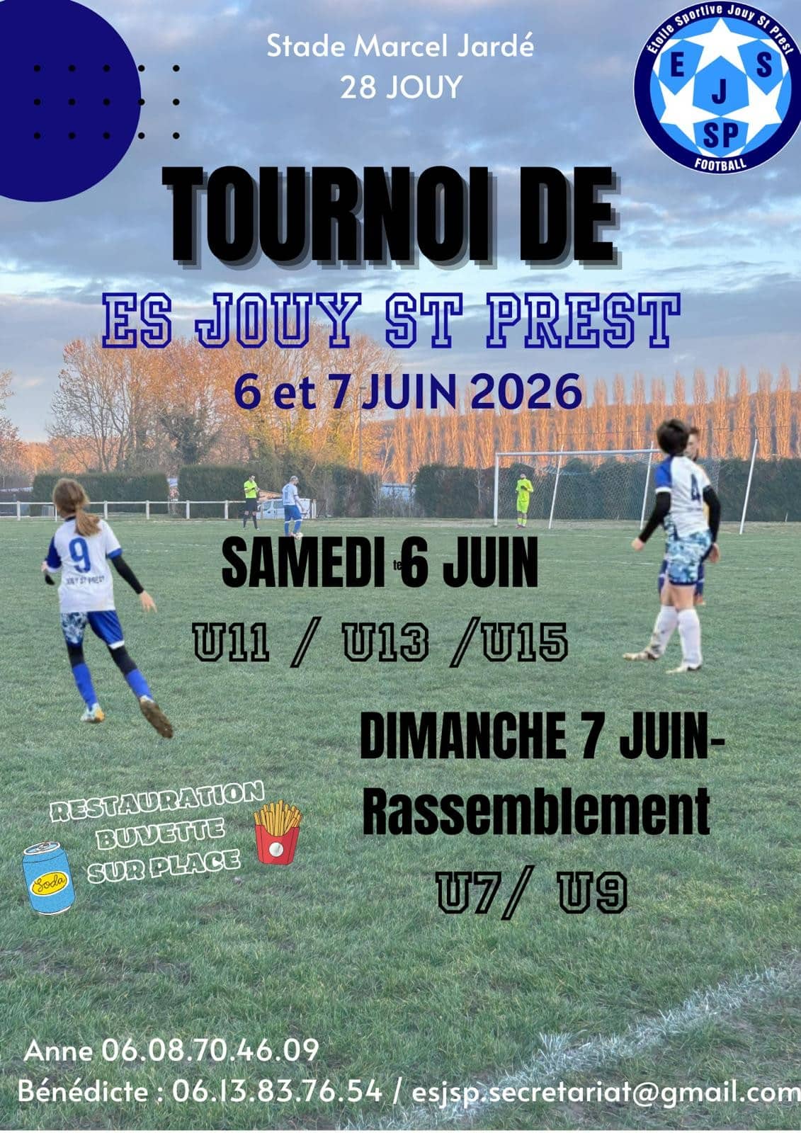 Affiche du tournoi ES Jouy St Prest 2026